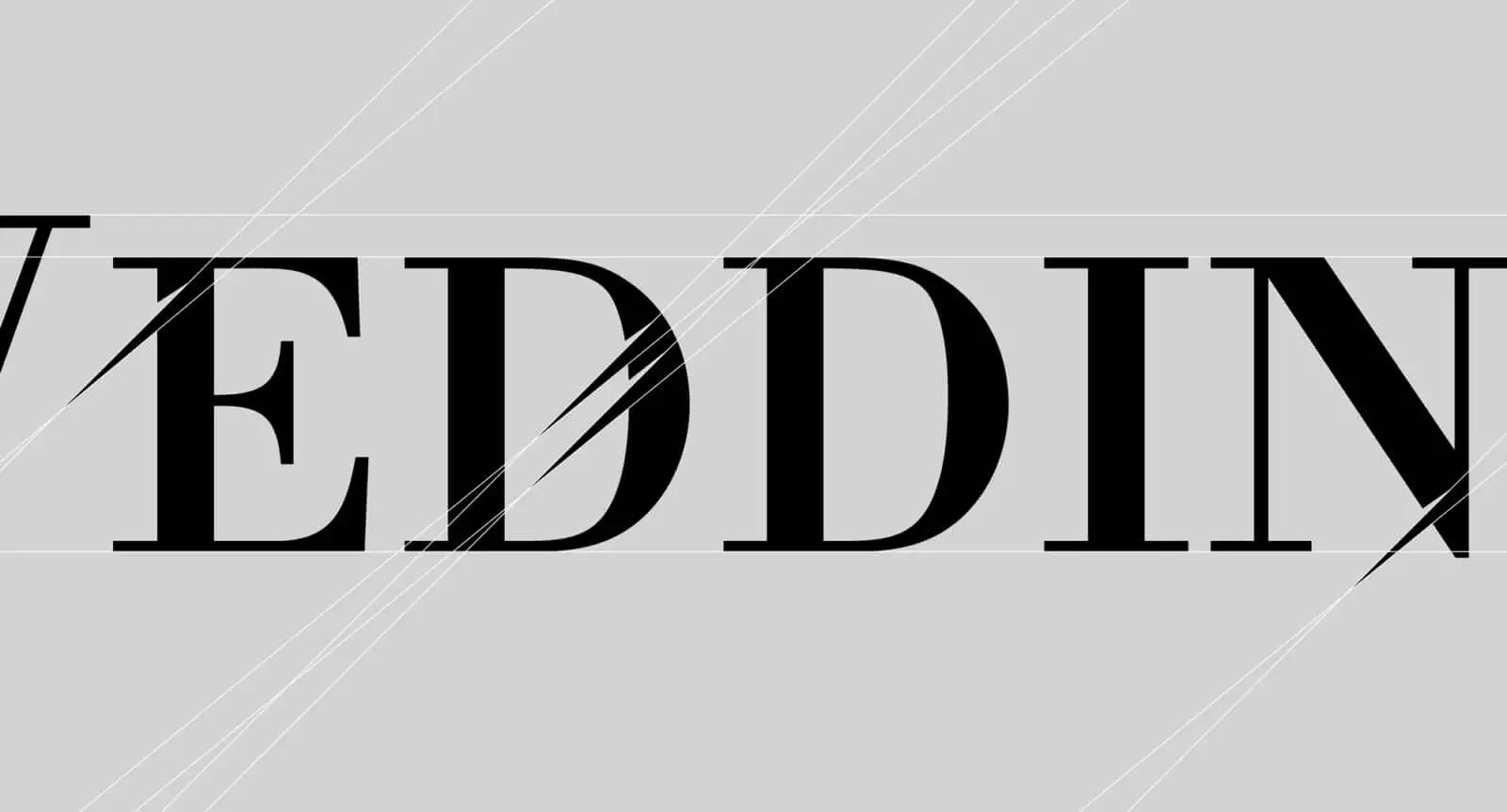 My wedding mirror logotype design detail brand identity package