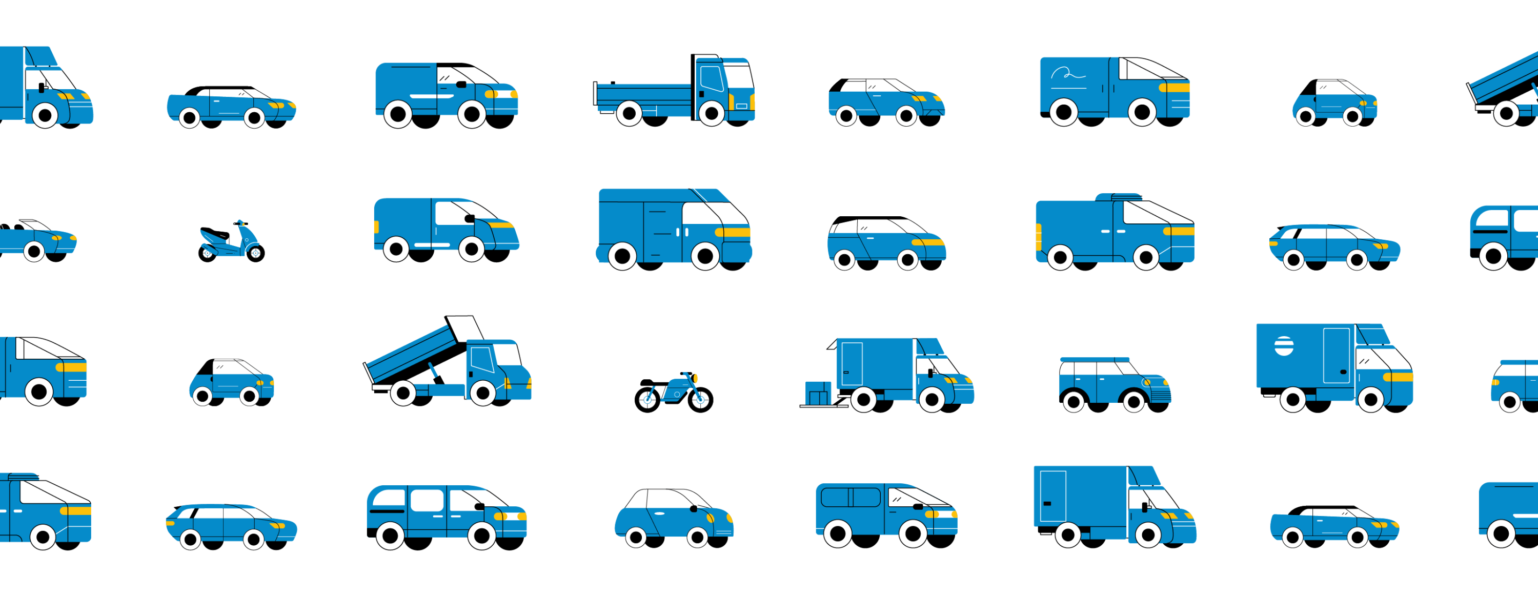 YouGo cars vehicles illustrations