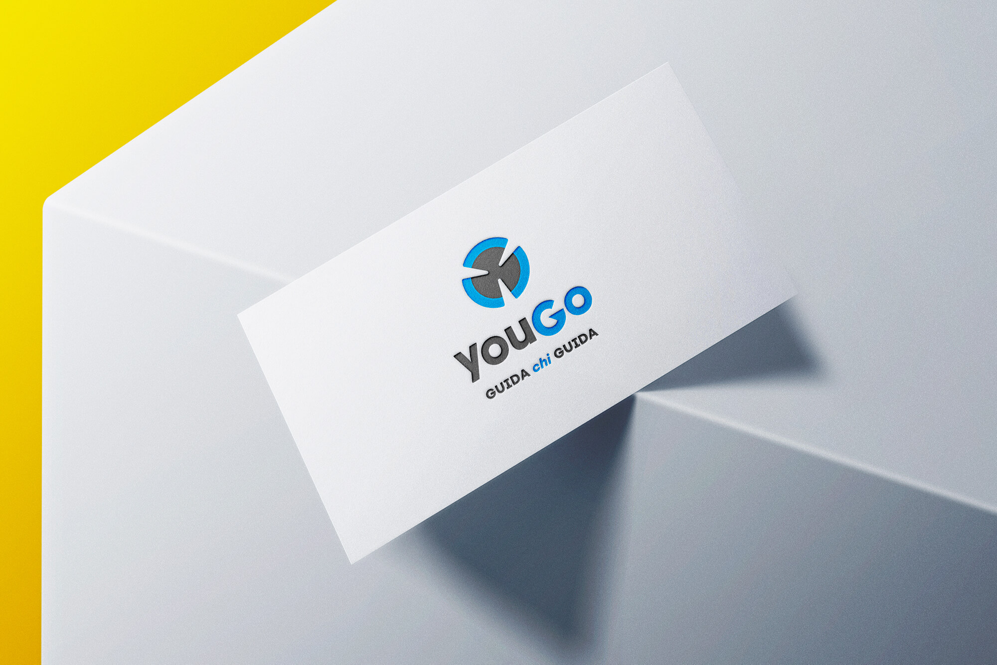 YouGo rebranding business card design letterpress printing